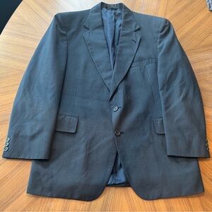 Adams Row Men’s 46R Dark Grey Suit Blazer Jacket